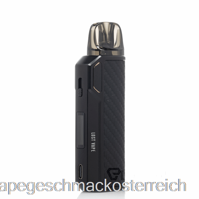 Lost Vape Thelema Elite 40 Pod Kit Black Carbon Vape Geschmack